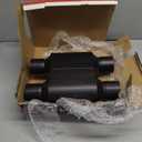 Flowmaster Super 10 Series Chambered Muffler  2.50 Dual In / 2.50 Dual Out  Race-Inspired Sound  409 Stainless Steel  Ideal for Muscle Cars, LS Swaps, Drag Cars & Off-Road Build (8425154)