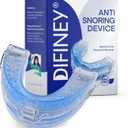 Anti Snoring Device: FDA-Cleared Snoring Solution  Adjustable Snore Stopper Mouth Guard for Men & Women  Anti Snoring Mouthpiece to Improve Sleep  Reusable Night Use (Blue)