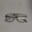 FEISEDY Blue Light Blocking Glasses Fake Nerd Clear Square Computer Lightweight Pilot Glasses Frame Oversized B2866 (Pink Leopard Frame)