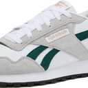 Reebok Men's Glide Sneakers (15, White/Collegiate Green/Grey 1)