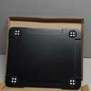 360 Rolling Tray Bamboo Appliance Slider for Kitchen Appliances, for Breville Espresso Machine Accessories, Sliding Tray for Coffee Maker Appliances Mat Easily from Under The Cabinet Black 13"15.7"