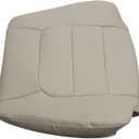 SecosAutoparts Ivory Tan Front Driver side Bottom & Driver side Top Microfiber Leather Replacement Seat Cover Compatible with Lexus LX 470 4x4 AWD 4WD 1998 1999 2000 2001 2002 2003 2004 2005 2006 2007