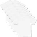Hanes Men's Short Sleeve T-Shirt Pack, Big & Tall, Crewneck Cotton T-Shirts for Men, Value Packs (White, XXXL)