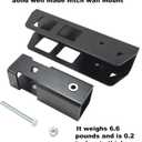 Hitch Wall Mount, Free Loader Hitch Holder & Garage Bike Rack Wall Mount, Heavy Duty Vertical Storage, Fits 2" Receiver, for Bike Rack, Cargo Carrierwith Powder Coated Finish