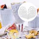 Alipis Hollow-Out Chocolate Packaging Tray 1.4 Inch Paper Truffle Liners for Wedding Party Candy Separating Tray 50Pcs