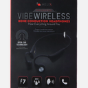 Helix ProSeries Vibe Wireless Bone Conduction Bluetooth Headphones - Black