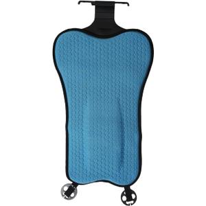 XUKEY Lumbar Support Pillow for Car,Car Lumbar Support for Driving Seat Relief Back Sciatica Pain for Car Back Cushion,Gel Car Seat Back Support with Adjustable Strap Improve Posture,Blue