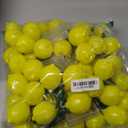 Baquler 4 Pcs 3D Lemon LED String Lights Battery Operated Spring Summer Artificial Fruit Garland 39.37 ft 80leds Lemon Light Bulbs with Branches Leaves Fairy Lights for Wedding Party Table Decoration