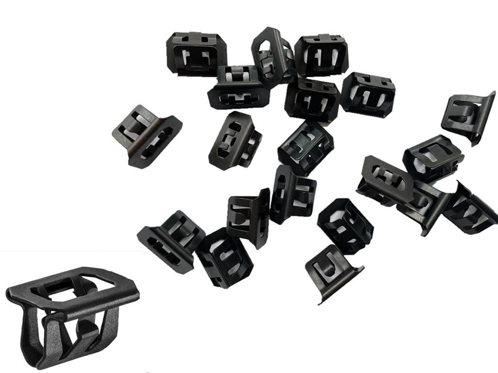 20PCS 15078238 700-053 Radiator Grille Retainer Clips Bumper Cover Fasteners Front Grille Clips Fit for GM, Silverado, Colorado, GMC, Hummer, Buick