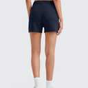 G4Free Athletic Shorts for Women Casual Shorts with Pockets Summer Lounge Pajama Sweat Shorts High Waisted Shockcord Running Workout Shorts Soft(Dark Blue, XXL)
