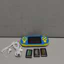 16 Bit Handheld Game for Kids, Video Game Player with Built in 230 HD Games, 3.0'' Screen Retro Electronic Machine with 3 Cartridges, Portable Rechargeable Games for Ages 3-12(Blue)