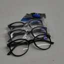GIBLOGO Reading Glasses for Women/Men Eye Glasses Blue Light Reading Glasses Cheaters Eyeglasses (A1 3 Pack Black) Magnification Strength: 4.0 x