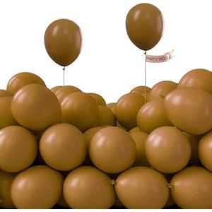 PartyWoo Brown Balloons 50pcs 5 Inch Small Mini Boho Neutral Coffee Tan Fall Latex Balloons for Wedding Baby Shower Gender Reveal Graduation Safari Woodland Birthday Fall Party Decorations Brown-F09