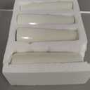 4 Pieces White Ceramic Radiator Hanging Humidifier Set，Controls Dry Air Moisture Humidity with Free Hanging S Hooks，Eco Friendly No Electricity Required, Easy to Clean (Ceramic White)