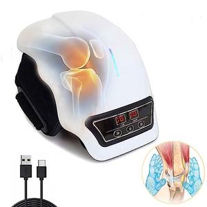 ADKJOY DTOKO Knee Massager -Large Screen, Adjustable Temperature, Cordless Knee Massagers with Heat and Vibration, Portable Wearable Knee Massager Easter Women’s Day Gift for Mon - Blue