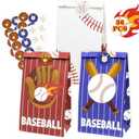 Baseball Goodie Gift Bags 36 PCS Baseball Party Treat Favor Bags Baseball Snack Paper Bags for Team Sports Theme Birthday Party Decor Game Celebration