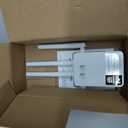 WiFi Extender Signal Booster,1200Mbps Dual Band 2.4GHz 5GHz WiFi Repeater with Ethernet Port,WPS Setup,Mesh Compatible,15000 Sq.ft Whole Home Coverage,Supports 90+ Devices Home Office (White)