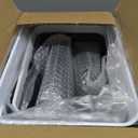 Bathroom Automatic Trash Can 2 Pack 2.2 Gal & 4 Gal Touchless Motion Sensor Small Garbage Can with Lid Smart Electric Narrow Garbage Bin for Bedroom Office Kitchen (Black)