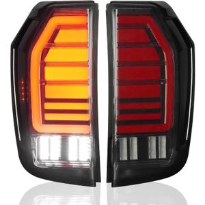 LED Tail Lights Pair Fit for Chevy Suburban Tahoe 2021-2024 Left& Right Side, Smoke Lens 84849416 84849417
