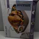 EWFEN Roasting Pan,17*13'' Stainless Steel Turkey Roaster with Rack - Deep Broiling Pan & V-shaped Rack & Flat Rack,Non-toxic & Heavy Duty,Great for Thanksgiving Christmas Roast Chicken Meat Lasagna