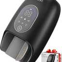 belhope Hand Massager with 9 Modes and 4 Heating Options for Hot and Cold Therapy Hand and Wrist Massager for Arthritis and Carpal Tunnel Relief, Hand Massager with Heat and Compression, Gift, Black