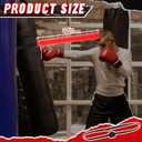 LEIFIDE 2 Pack Slip Stick Boxing Slip Bag Foam Attachment for Punching Bag Head Movement Training Dodging Boxing Bar for MMA Defense Reflex Training Equipment Punches Practice Accessories Home Gym