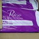 Poise Incontinence & Postpartum Pads for Bladder Leaks, 5 Drop Maximum Absorbency, Long Length, 84 Count