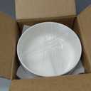 MALACASA 24 OZ Cereal Bowls, 5.8 Inch Soup Bowls Ceramic Bowl Sets of 4, Breakfast Bowls Set for Kitchen, Dishwasher Microwave Oven Safe, White, Series LUNA