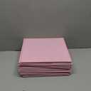 Sorbus 11 Inch Storage Bins with Clear Window - 6 Foldable Baskets for Organizing Clothes, Toys, Books - Sturdy Collapsible Fabric Storage Cubes with Handle - Storage Baskets for Shelves, Closets (Pink)