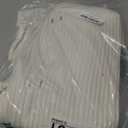 TeoKJ Over the Door Hanging Baskets, 3-Tier Woven Cotton Storage Organizer Bag with Hooks Wall-Mounted Decorative Nursery Kitchen Baskets - White