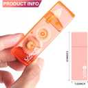2 x White Correction Tape, Easy To Use Cute Applicator for Instant Corrections, For school, Office Workers (Gradient Pink, 5M/196" x 0.2",12pack)