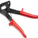 Ratcheting Cable Cutter Up to 240mm/28mm Heavy Duty Ratchet Cable Cutter, Cutting Aluminum Copper Cable Soft Wire, Electrical Wire Cutter with Quick Release Lever