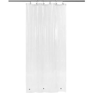Barossa Design Narrow Shower Curtain Liner with 3 Magnets - Waterproof PEVA Shower Liner for Small Bathroom Stall, PVC Free, Metal Grommets - Clear, 32X72