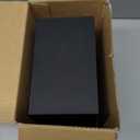 SANRUI Acrylic Facial Tissue Box Cover Holder with Snap Bottom Cover Rectangle Napkin Dispenser Organizer for Bathroom Kitchen and Office Desk (Matt Black)