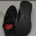 Black Non Slip Work Shoes, Water-Resistant Kitchen & Restaurant Sneakers, Cushioned Thick Midsole for All-Day Standing, Chef & Food Service Footwear, Size: 9.5 Men's