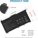 HT03XL L11119-855 HTO3XL Laptop Battery for HP Pavilion 17-CA 17-BY 15-DA 15-DB 15-DW 15-DY 14-CE 14-CF 14-DF 14M-DH0003DX 14M-DH1003DX L11421-542 L11421-2C2 HSTNN-UB7J HSTNN-DB8R HT03041XL LPD1071
