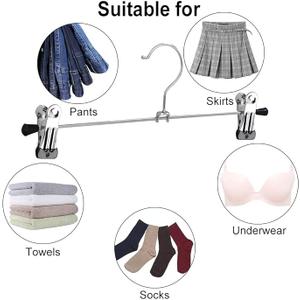 Metal Pants Shorts Hangers, 7Pcs