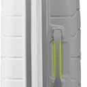 Samsonite Freeform 2-Piece Luggage Set - Carry-On & Large Checked Luggage with Dual Spinner Wheels - Durable Polypropylene Hardshell - TSA Lock, Airline-Approved - Expandable Hard Shell - White/Grey, 20"L x 13"W x 27.6"H