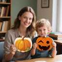 24PCS 11 Inches Wooden Pumpkin Cutouts Unfinished Blank Pumpkin Wood Craft Cutout Shape Cutout for Halloween Fall Thanksgiving Party DIY Craft Decoration Supplies (24)