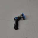 Garden Hose Nozzle Spray Nozzle,10 Hose Metal Duty Watering Patterns Thumb Control On Off Valve, High Pressure Nozzle Sprayer for Watering Plants, Car Wash,Cleaning,Showering Pets Blue