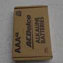 ACDelco 48-Count Triple AAA Batteries, Maximum Power Super Alkaline Battery for Home and Office, 10-Year Shelf Life, Reclosable Packaging