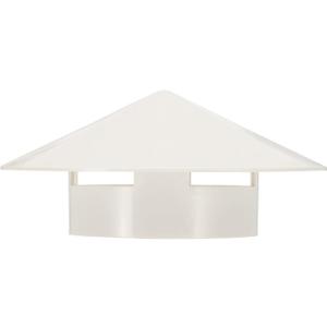 PATIKIL 4" Chimney Cap, Roof Vent Cap Cowl Rain Cover PVC Round Chimney Mushroom Shaped Air Vent Cover for Fireplace Exhaust Exterior Stove Pipe, White PATIKIL 4" Chimney Cap, Roof Vent Cap Cowl Rain Cover PVC Round Chimney Mushroom Shaped Air Vent Cover for Fireplace Exhaust Exterior Stove Pipe, White