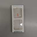 [2 Pack] Case Compatible for Gizmo Watch 3 Adventure Screen Protector for Kids, Hard PC Overall Protective Bumper Tempered Glass Cover Accessories for Verizon Gizmo Watch 3 Adventure,Clear+Clear