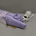 Heating Pad for Period Cramps, Upgraded Wrap Heating Pad for Back Pain Relief, Large 12''x 24''Heat Pad +26" Belt Adjustable 4 Timer 6 Heat Level Auto Shut Off, Christmas Birthday Gifts for Women Mom (Light Purple)