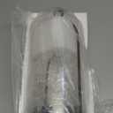 Glass Hurricane Candle Holders for Pillar Candles, Set of 2 (5" & 4" Wide) with Sturdy Glass Dome & Brass Base for Farmhouse, Shabby Chic Vintage Decor (Matte Black)