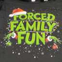 Forced Family Fun Christmas Shirts Matching Family Pajama T-Shirt, XL