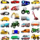 500 Pcs Truck Cartransportation Stickers for Kids Boys Construction Stickers for Toddler Teens Art Toys for Crafts with Trucks Car (Vehicle)
