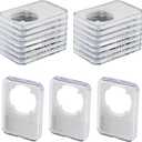 10-Pack Coin Slab Display Holder, Storage Case for Morgan, Peace, IKE Silver 38mm Dollar Coin, Organize Your Coin Collection with Clear Acrylic Cases