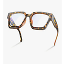 livho Oversized Blue Light Blocking Glasses for Woman  Rectangle Fashion Glasses for Computer, Chic Preppy Frame