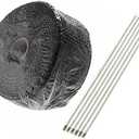 Pack of 2 BSTFLEX 2 inch by 16.5 feet Exhaust Manifold Heat Wrap Thermal Wrap Tape and Stainless Ties Kit, Black